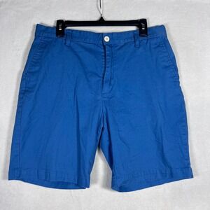 Nautica Mens The Deck Short Classic Fit Stretch Blue Chino Shorts 34W